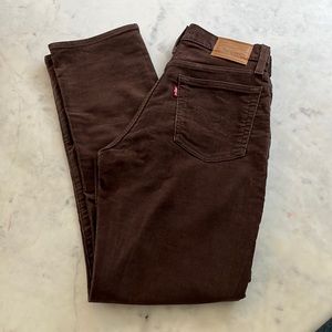 Levi’s wedgie straight corduroys